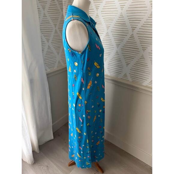 Bechamel Women’s Small Vintage Novelty Print Coastal Grandma Beachcore - Picture 5 of 6